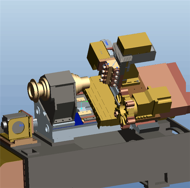 CKX6146D-Y 刀塔帶Y軸車銑復合機（4端4側帶Y軸帶刀塔）