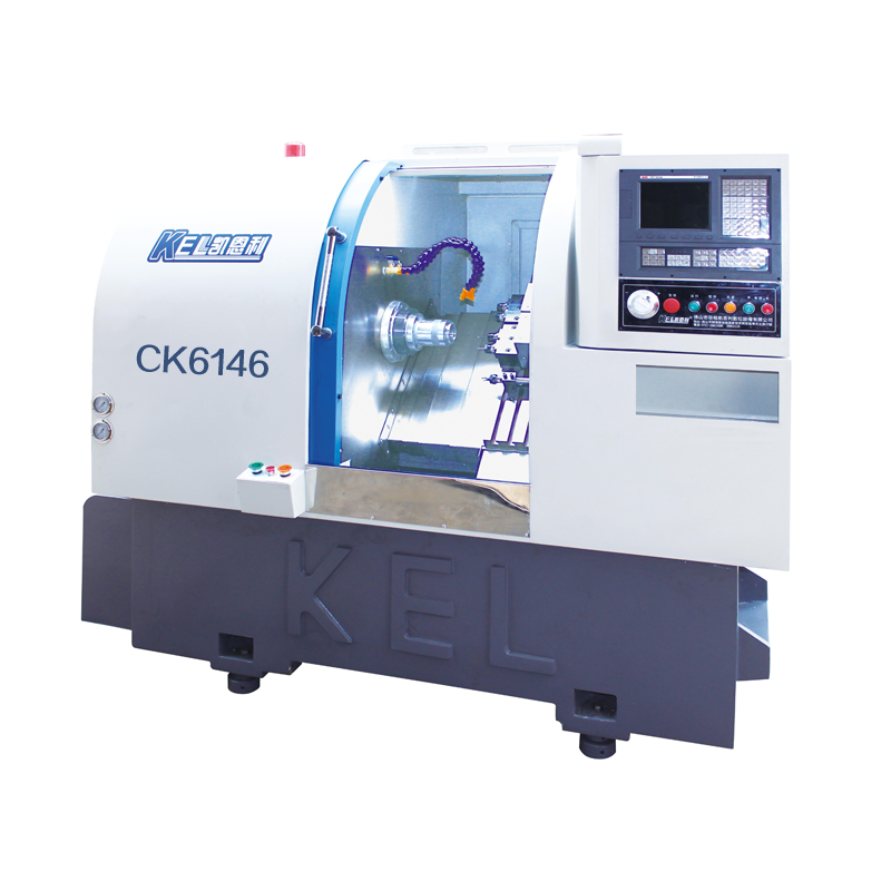 46 排刀型 帶動(dòng)力頭 帶Y軸 車(chē)銑復(fù)合機(jī)（ 45度斜床身 線軌機(jī)）CKX6146C-Y