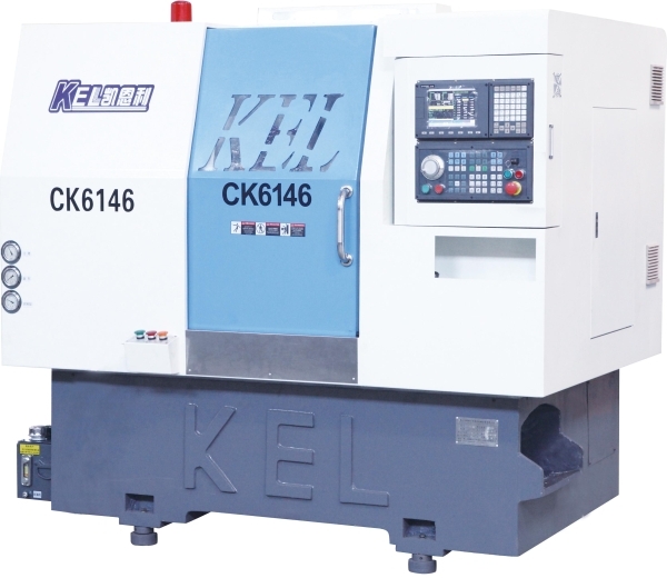 46 刀塔 帶動力頭 車銑復合機（ 45度斜床身 線軌機）CK6146D-C